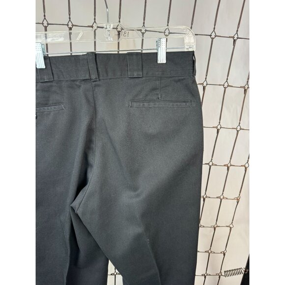 Dickies Mens Classic Black Work Pants 36x29 65% Polyester 35% Cotton Durable Mad - Picture 7 of 16